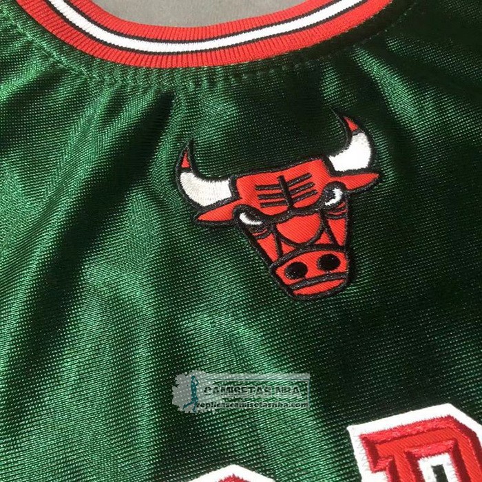 Camiseta Chicago Bulls Michael Jordan NO 23 Mitchell & Ness 1997-98 Verde